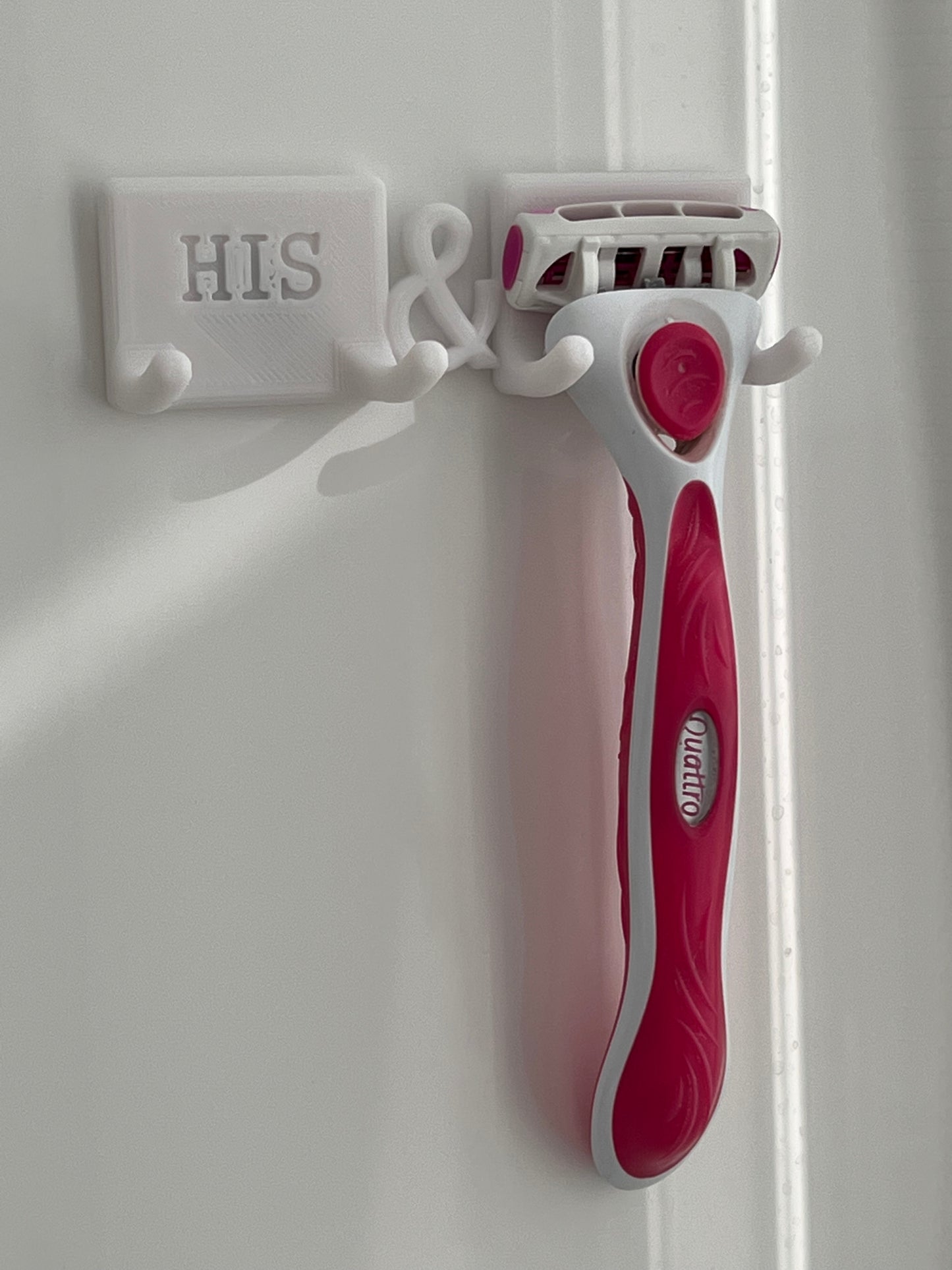 His & Her Razor Holder