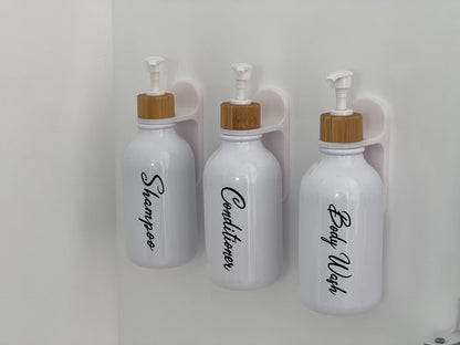 Shower Bottle Set of 3